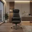 Kiti cha Ofisi cha Mtendaji cha Juu cha Diplomat - Kahawia - 5