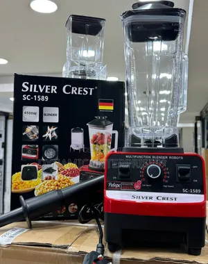 Silver Crest 2-in-1 Commercial Blender with Grinder