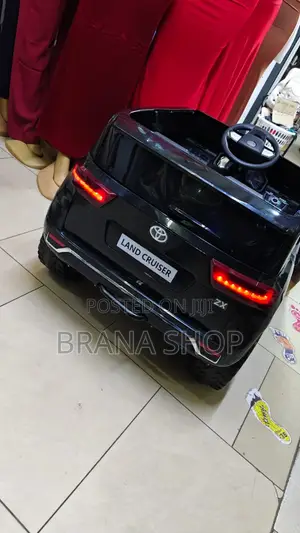 Kids Electric Toyota Land Cruiser LC300 Ride-On - Black