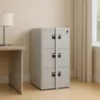 Three Drawer Lockable Office Cabinet with Bar Lock - 5