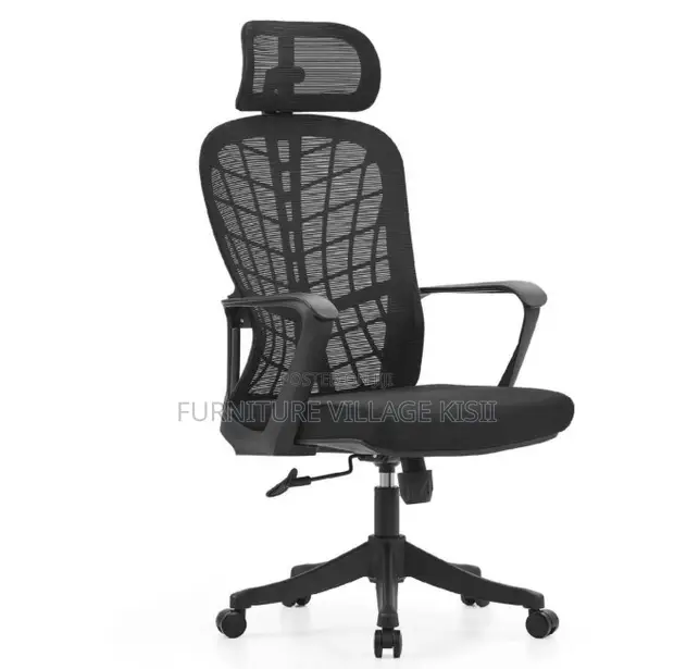 Ergonomic Office Chair - Black - 1