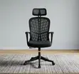 Ergonomic Office Chair - Black - 5