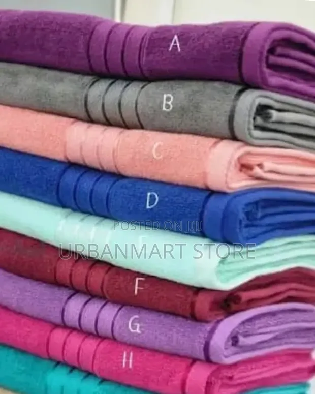 King Size Heavy Quality Coloured Towels 90x165cm - 1