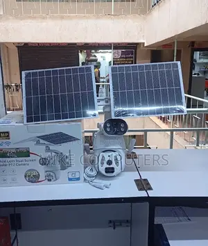 Ubox Solar 4G PTZ CCTV Outdoor Camera with Dual Lens