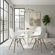 Eames Style Dining Set ya Nje - Viti 4 - 1