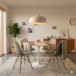 Eames Style Dining Set ya Nje - Viti 4 - 5