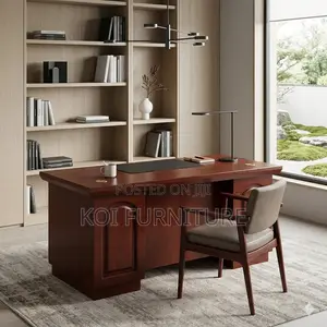 1200mm Mahogany Executive Desk with Drawers