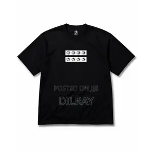 DilRay Women's Black Striped T-Shirt