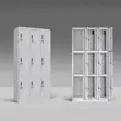 9-Locker Company Employee Cabinet - 1