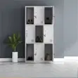 9-Locker Company Employee Cabinet - 4