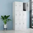 9-Locker Company Employee Cabinet - 5