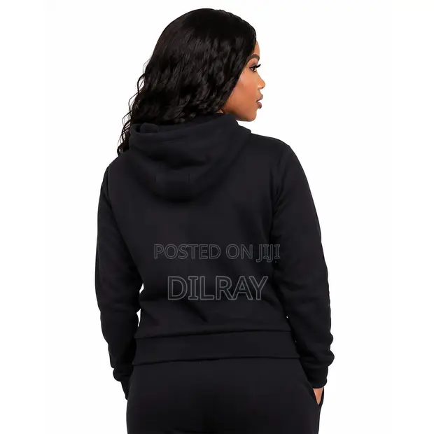 DilRay Women's Black Classic Hoodie - 1
