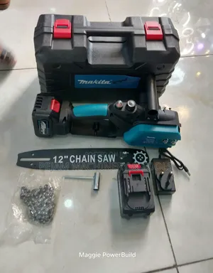 Makita 198V 12" Cordless Chainsaw with 2 Batteries