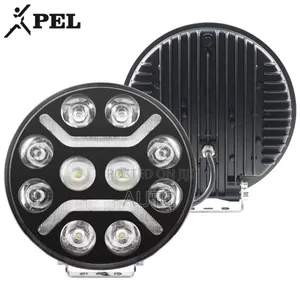 9" LED Driving Fog Lights | Round Off-Road Auxiliary Lights