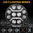 9" LED Driving Fog Lights | Round Off-Road Auxiliary Lights - 2