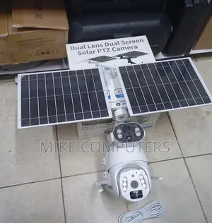 4MP Ubox Dual Lens WiFi Solar Security Camera Outdoor PTZ