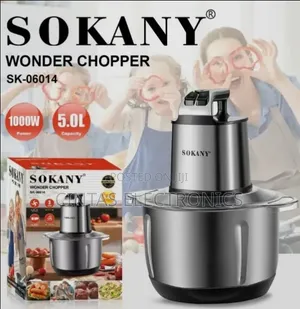 Sokany 1000W Kisaga Chakula cha Chuma cha Sokany