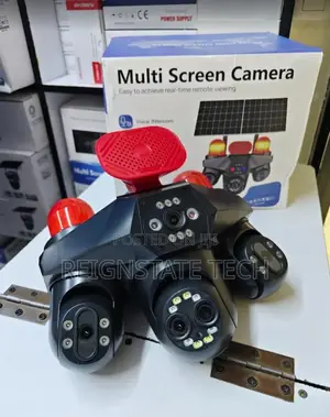 Kamera ya V380Pro 4G Solar PTZ yenye Siren