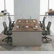 Modern 4-Seater Workstation Desk - 5