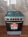 Eurochef Free Standing 3 Gas Burner +1 Electric Cooker Electric Oven - 1