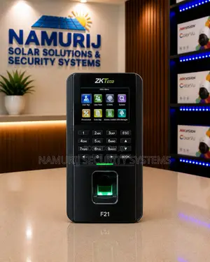 ZKTeco F21 Kidhibiti Upatikanaji wa Biometriska - Utambuzi wa Kidole na Uso