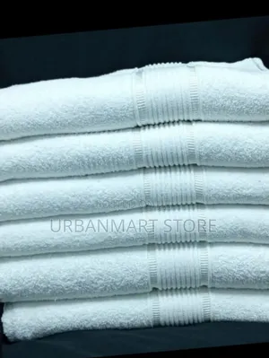 Vitambaa Vyeupe vya Hoteli King Size 90x165cm
