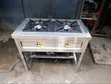 Stainless Steel Commercial Double Burner Gas Cooker - 2