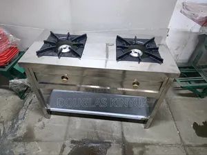 Heavy Duty 2-Burner Stainless Steel Gas Cooker