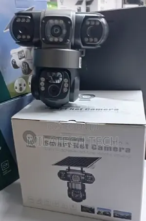 Triple Lens 4G Solar Camera with Night Vision & Motion Detection