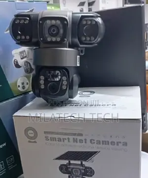 V380 Pro Triple Lens 4G Solar PTZ CCTV Camera