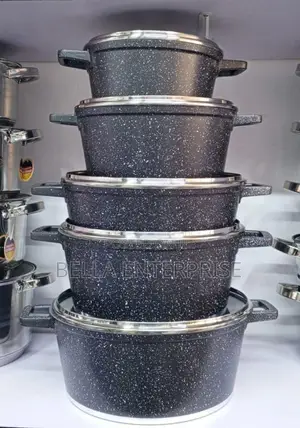 10pc Granite Non-Stick Cookware Set