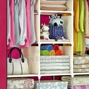 3 Column Metallic Wardrobe 175cm x 130cm