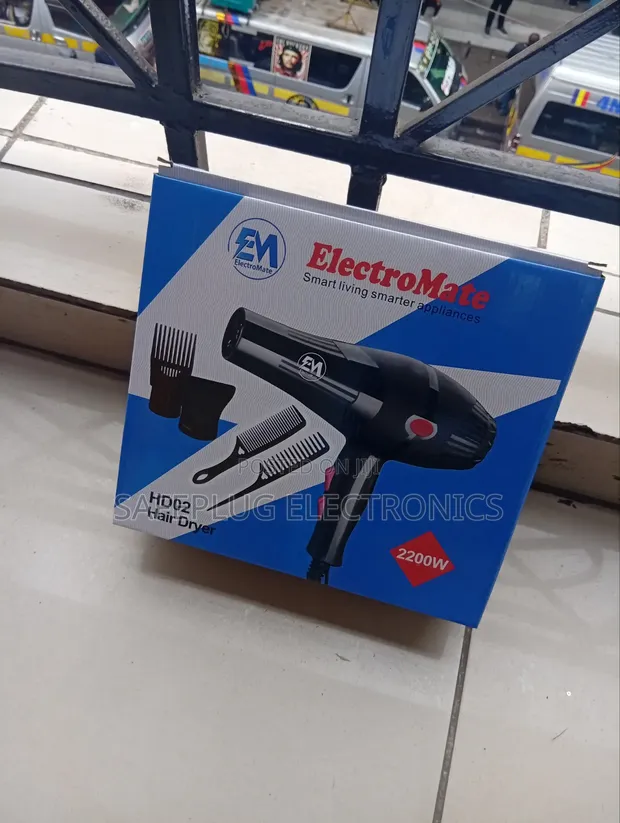 Electromate Hair Dryer - Powerful Fast-Drying - 1
