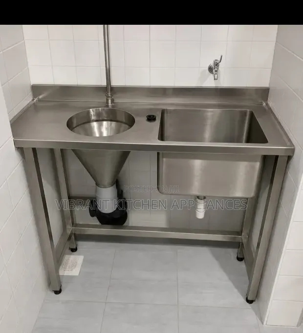 Medical Grade Stainless Steel Sluice Sink - 1