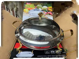 Chafing Dish 28cm yenye Kifuniko cha Kioo