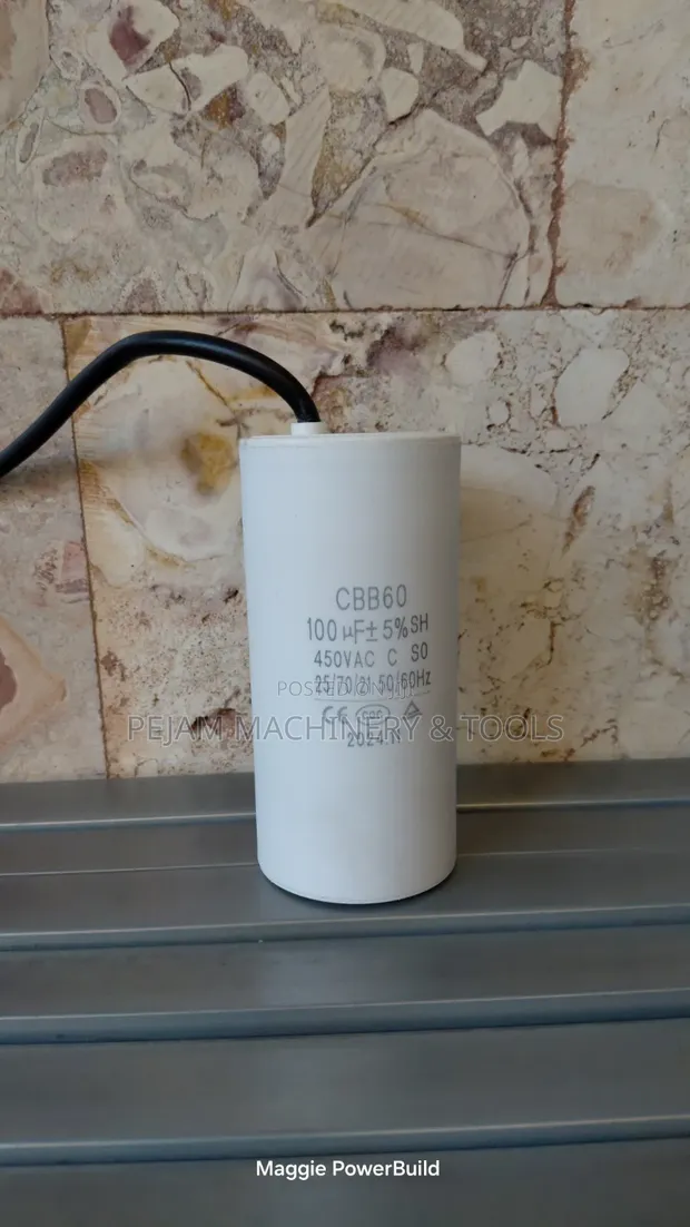 100uF CBB60 Motor Run Capacitor 450VAC - 1