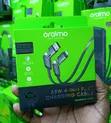 Oraimo SpeedLine 4 OCD-155 65W 4-in-1 Fast Charging Cable 1M - 1