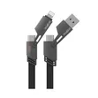 Oraimo SpeedLine 4 OCD-155 65W 4-in-1 Fast Charging Cable 1M - 2