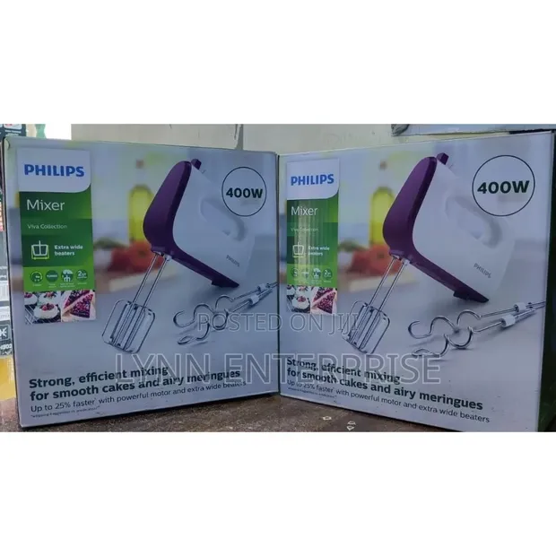 Philips Hand Mixer 400W 5 Speed Plus Turbo - 1