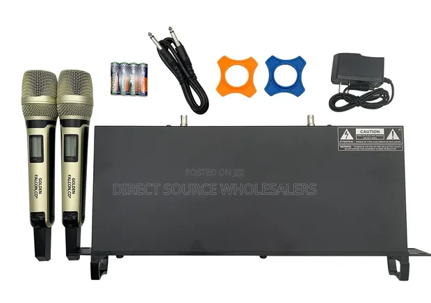 SKM9000 Professional UHF Wireless Microphone System - 2 Mics - 1