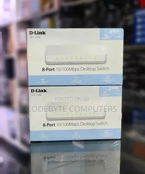 D-Link 16-Port 10/100Mbps Unmanaged Fast Ethernet Switch