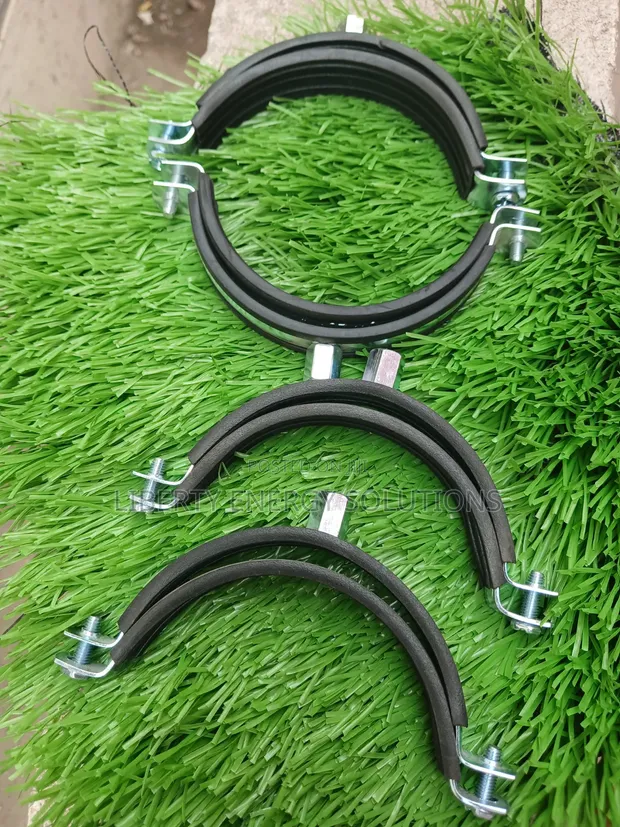 Rubber-Lined Split Ring Pipe Clamps - 1