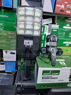 2-in-1 AI Solar Security Camera & 1000W LED Street Light