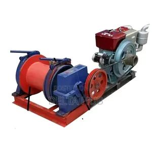 Single Drum Diesel Construction Winch