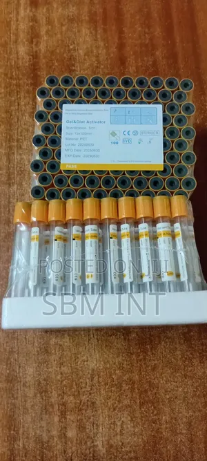 Gel and Clot Activator Tube (Yellow Top)