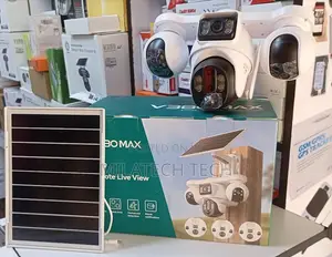 Kamera ya CCTV ya Solar 4G yenye Lens 4 na Ufuatiliaji wa Mbali