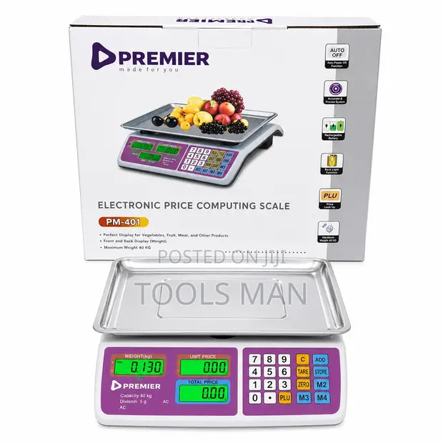 Premier PM-401 Digital Price Computing Scale 40kg - 1