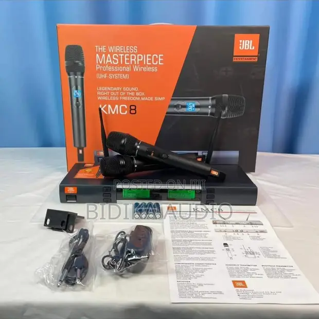JBL KMC8 Professional Dual UHF Wireless Microphone System - 1