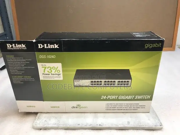 D-Link DGS-1024D 24-Port Unmanaged Gigabit Switch - 1