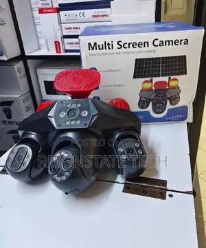 4G Solar PTZ Smart Camera with 4 Lenses & Siren